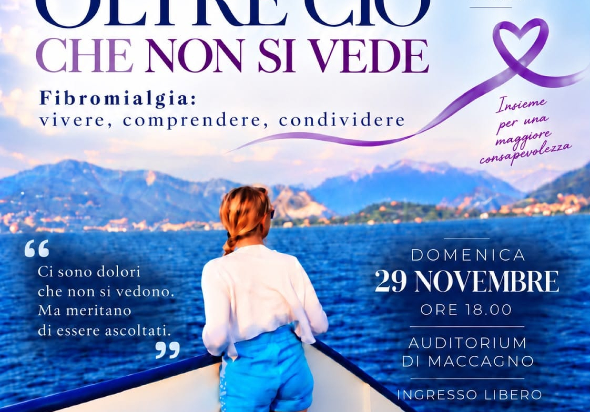 Oltre ciò che non si vede - Incontro pubblico sulla Fibromialgia